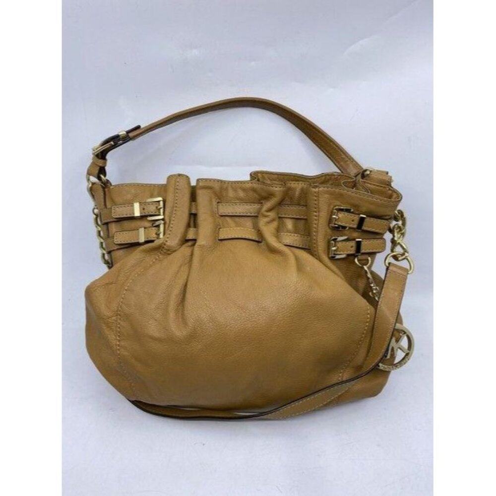 michael kors crossbody w w strap orange leather ho - Picture 2 of 12